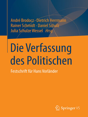 cover image of Die Verfassung des Politischen